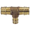 Apollo Expansion Pex 3/4 in. x 1/2 in. x 1/2 in. Brass PEX-A Expansion Barb Reducing Tee EPXT341212